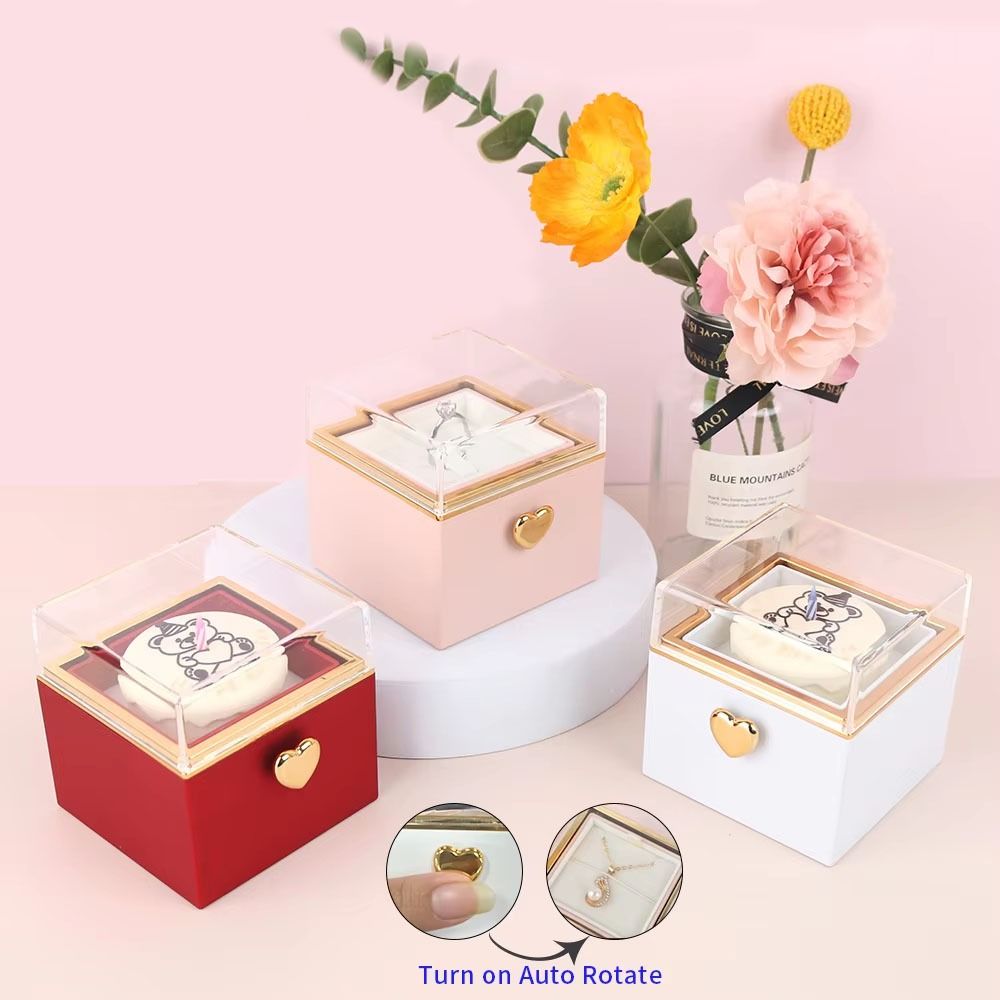 Candle Surprise - Automatische Flip Bear Flip Ring Box