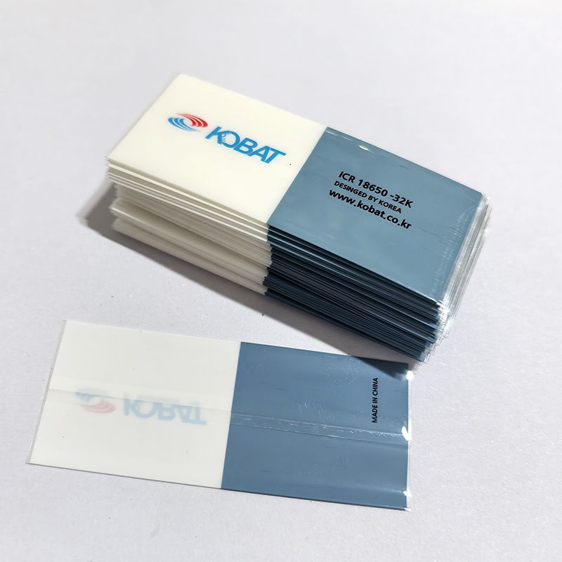 Shrink Sleeve Pvc - Opruiming 100 stks/partij Lithiumbatterijpakket speciale PVC-plastic
