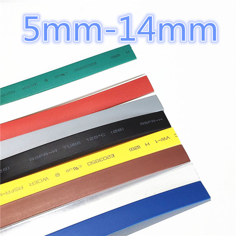 Shrink Sleeve Pvc - 3 meter/stuk 2:1 7 Kleuren 5mm