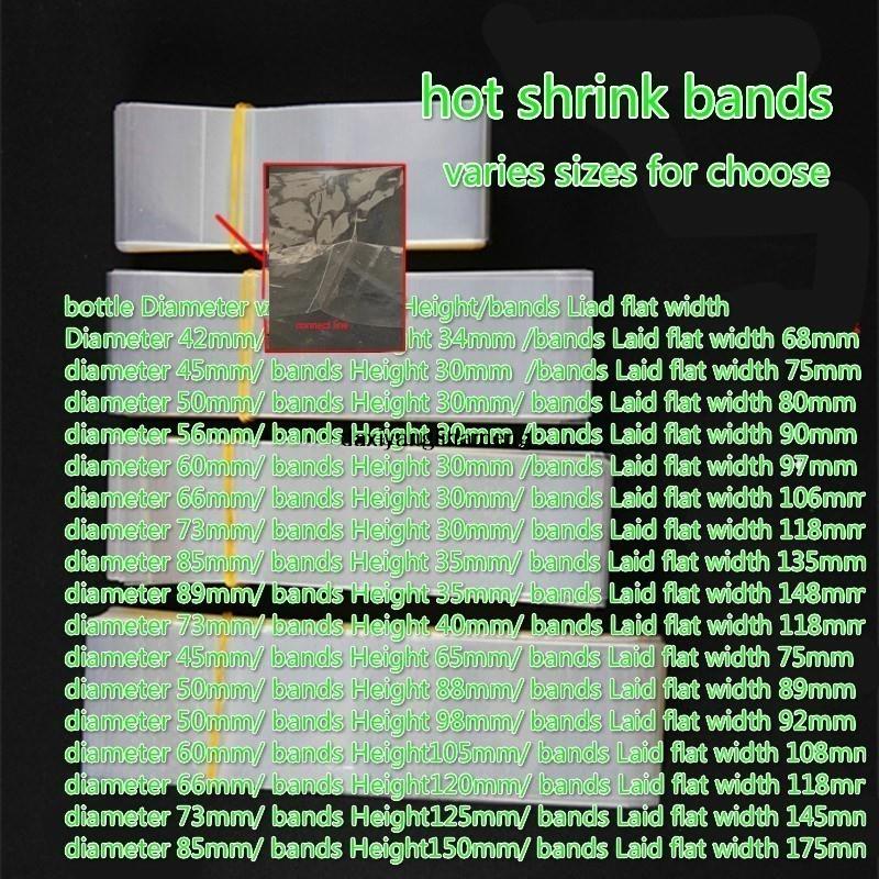 Shrink Sleeve Pvc - PVC Hete Warmte Krimpkous Bandjes Voor