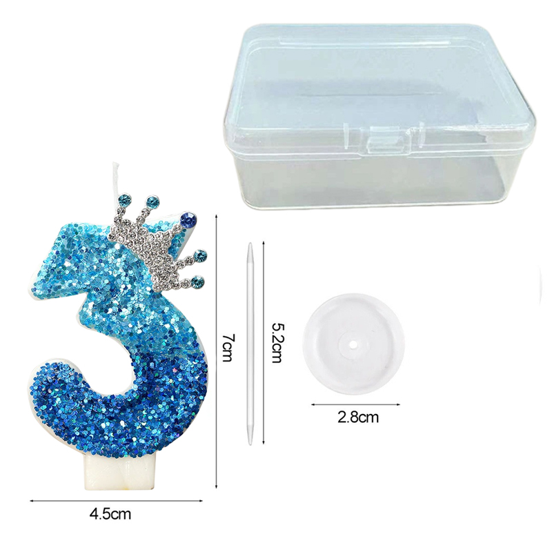 Creatieve Peacock Blue Crown d - Candle Supplies Free Shipping recensie en prijs