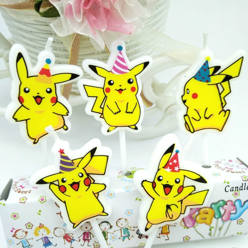 5 stks/partij Pokemon Verjaard - Candle Surprise recensie en prijs