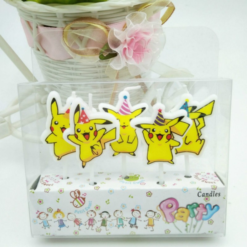 5 stks/partij Pokemon Verjaard - Candle Surprise recensie en prijs
