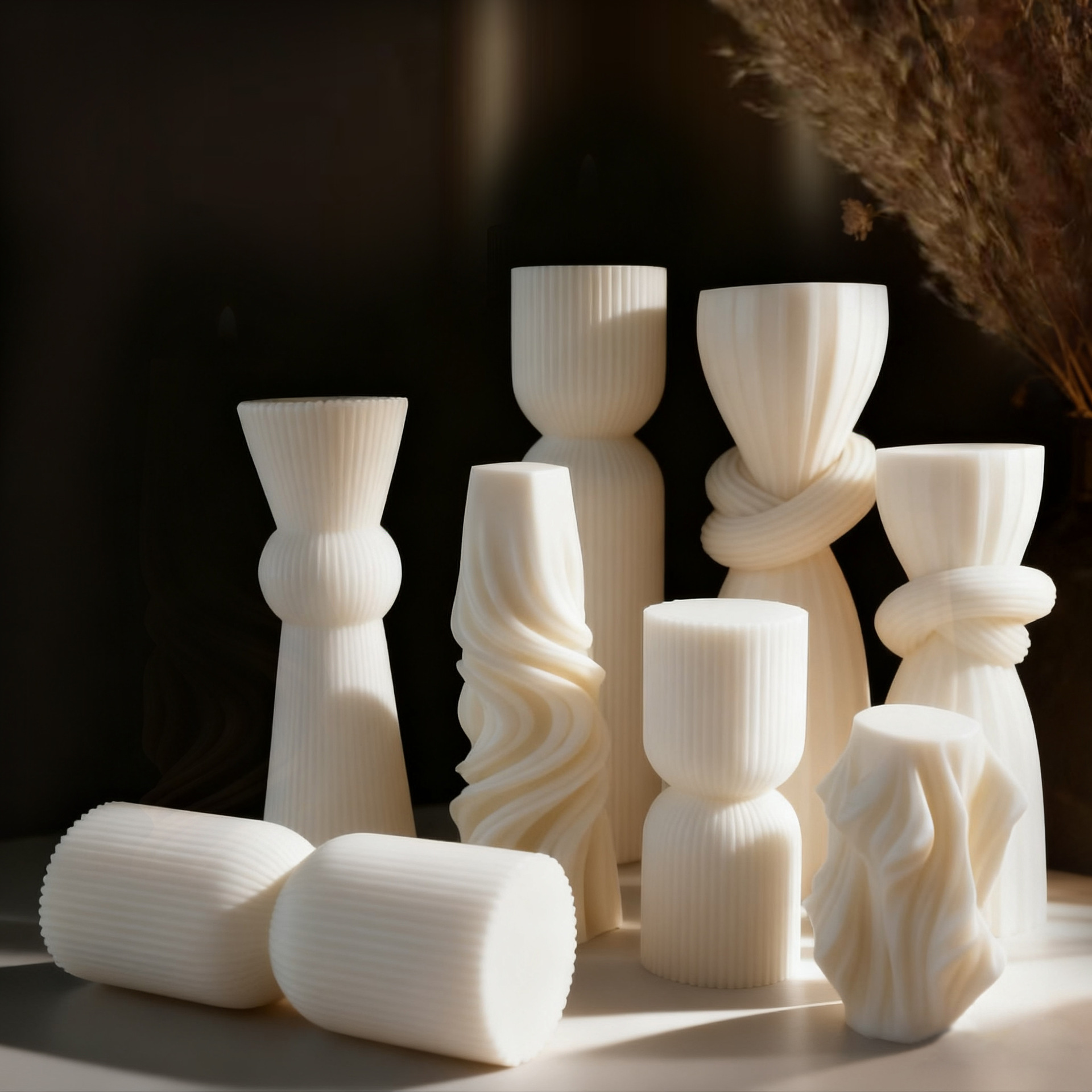 Noordse minimalistische witte  - Candle Supplies Free Shipping recensie en prijs