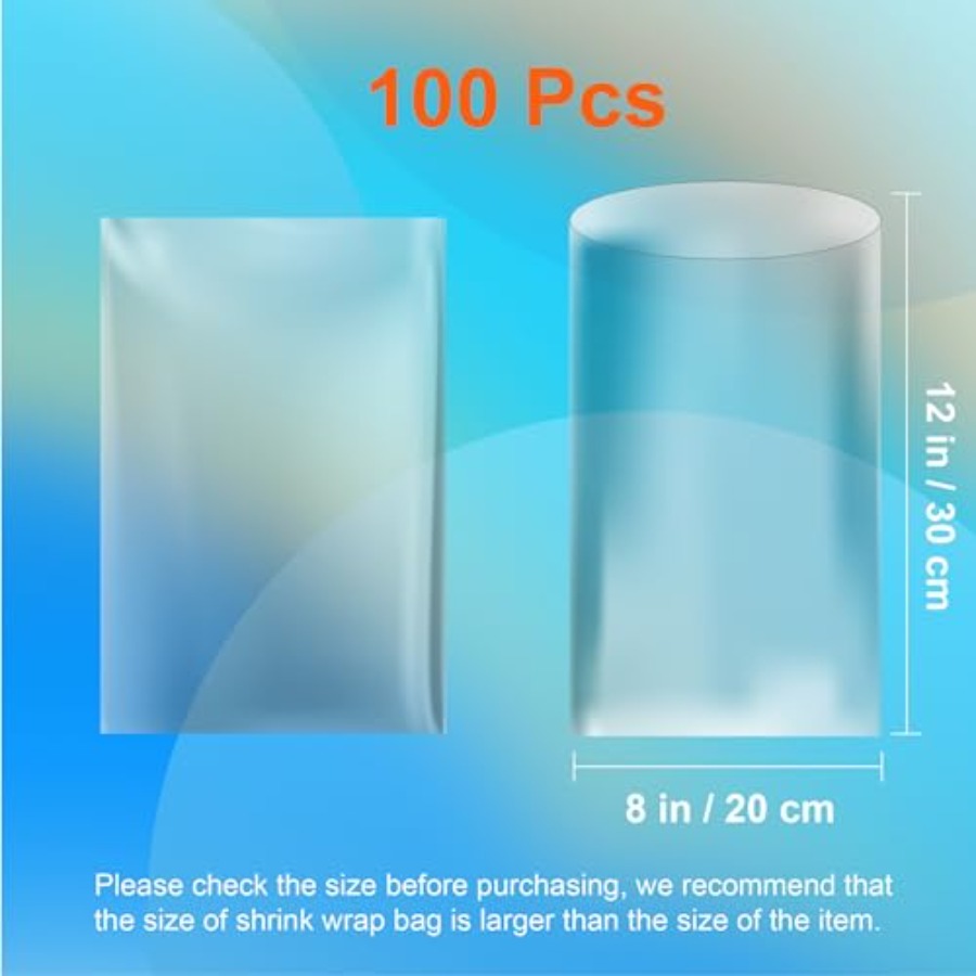 Krimpfolie zakjes - 100 stuks  - Shrink Sleeve Pvc recensie en prijs